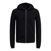 Heren Zwarte Hoodie Jack & Jones , Black , Heren