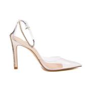 Verhoog je zomerse stijl met hoge hak sandalen Stuart Weitzman , White...