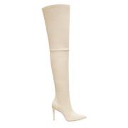 Stretch Overknee Laars Stuart Weitzman , Beige , Dames