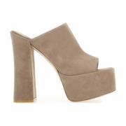 Skyhi 145 Grijze Suède Muiltjes Stuart Weitzman , Gray , Dames