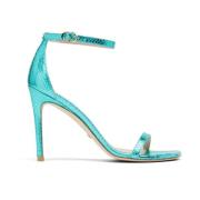 Nudistcurve 100 Sandaal Stuart Weitzman , Blue , Dames