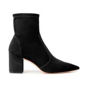 75 Block Stretch Bootie voor stijlvolle uitjes Stuart Weitzman , Black...