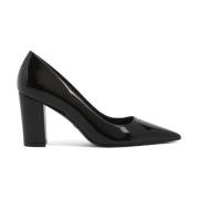 85 Block Pump - Verhoog je schoenenspel Stuart Weitzman , Black , Dame...