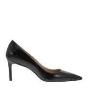 Stuart 75 - Leren décolleté Stuart Weitzman , Black , Dames