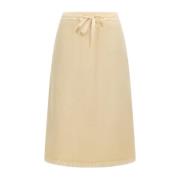 Halflange Rok Jil Sander , Beige , Dames