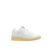 Sneakers met logo Jil Sander , White , Dames