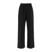 Stijlvolle Straight Broek voor Vrouwen Jil Sander , Black , Dames