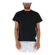 Biologisch Katoenen T-Shirt Set Jil Sander , Black , Heren