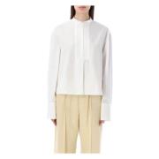 Witte Ss23 Damesoverhemd - Stijlvol en Comfortabel Jil Sander , White ...