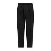 Plooibroek Jil Sander , Black , Heren