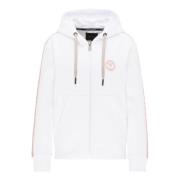 Unieke Zip-through Sweatshirt voor Vrouwen Carlo Colucci , White , Dam...