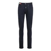 Platte Twillstoff Cazzato Jeans Carlo Colucci , Blue , Heren