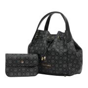 DeGaetanis Emmer Tas Carlo Colucci , Black , Dames