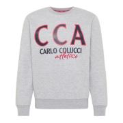 Atletico Dalvit Sweatshirt Carlo Colucci , Gray , Heren