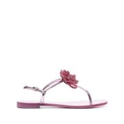 Platte sandalen Giuseppe Zanotti , Pink , Dames