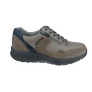 Brede-Pasvorm Wandelsneaker Mephisto , Gray , Heren