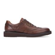 Handgemaakte herenschoenen van leer Mephisto , Brown , Heren