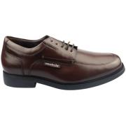 Armin Bruin Leren Brede Schoenen Mephisto , Brown , Heren