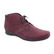 Flossie Dames Enkellaars - Paars Nubuck Mephisto , Purple , Dames