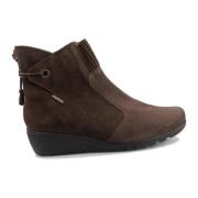 Giada Dames Enkellaars - Donkerbruin Nubuck Mephisto , Brown , Dames