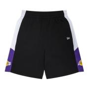 Bermuda Lakers NBA zijpaneel mesh shorts New Era , Black , Heren