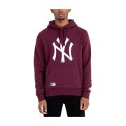 Hoodies New Era , Brown , Heren