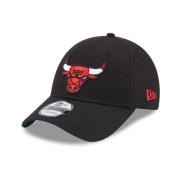 Cap 9forty Chicago Bulls Side Patch New Era , Black , Unisex