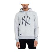 Hoodies New Era , Gray , Heren