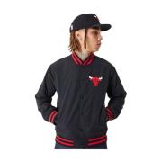 Chicago Bulls Team Script Bomberjack New Era , Black , Heren