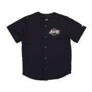 NBA Team Jersey Streetwear Shirts New Era , Black , Heren