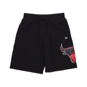 NBA Team Logo Casual Shorts New Era , Black , Heren