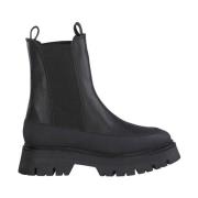 Zwarte gesloten booties voor dames Tamaris , Black , Dames