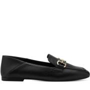 Zwarte Leren Loafers voor Dames Tamaris , Black , Dames