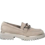 Beige Leren Loafers Tamaris , Beige , Dames