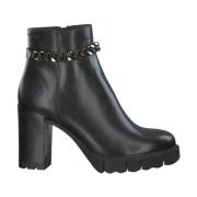 Zwarte gesloten booties voor dames Tamaris , Black , Dames