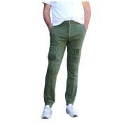 Katoenen Anti-G Joggingbroek Aeronautica Militare , Green , Heren