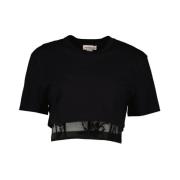T-shirt Alexander McQueen , Black , Dames