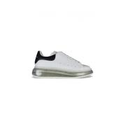 Oversize Sneakers in wit kalfsleer Alexander McQueen , White , Dames