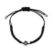 Edgy Glamour Skull Armband Alexander McQueen , Black , Dames