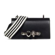 Stijlvolle Zwarte Cross Body Tas voor Heren Alexander McQueen , Black ...