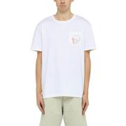 Stijlvolle T-Shirt voor Heren Alexander McQueen , White , Heren