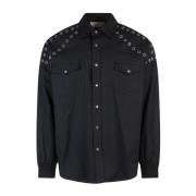 Overhemd Alexander McQueen , Black , Heren
