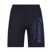 Stijlvolle Shorts voor Heren Alexander McQueen , Blue , Heren