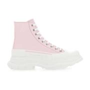 Stijlvolle vetersneakers Alexander McQueen , Pink , Dames