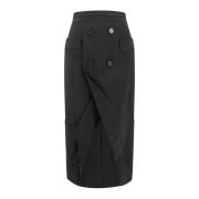 Midi Rokken, Klassieke Collectie Alexander McQueen , Black , Dames