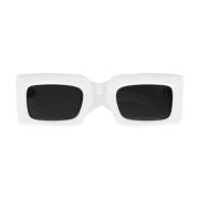 White Sunglasses Am0433S-007 Alexander McQueen , White , Dames