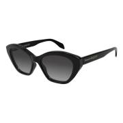 Zonnebril Alexander McQueen , Black , Dames