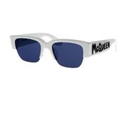 McQueen Graffiti Zonnebril Alexander McQueen , White , Unisex