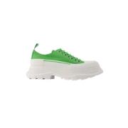 Multicolor Leren Sneakers Alexander McQueen , Green , Dames