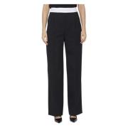 Zwarte op maat gemaakte broek voor dames Alexander Wang , Black , Dame...